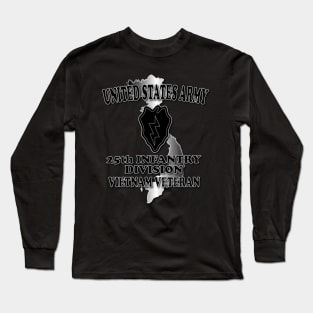 25th Infantry Division- Veteran Long Sleeve T-Shirt